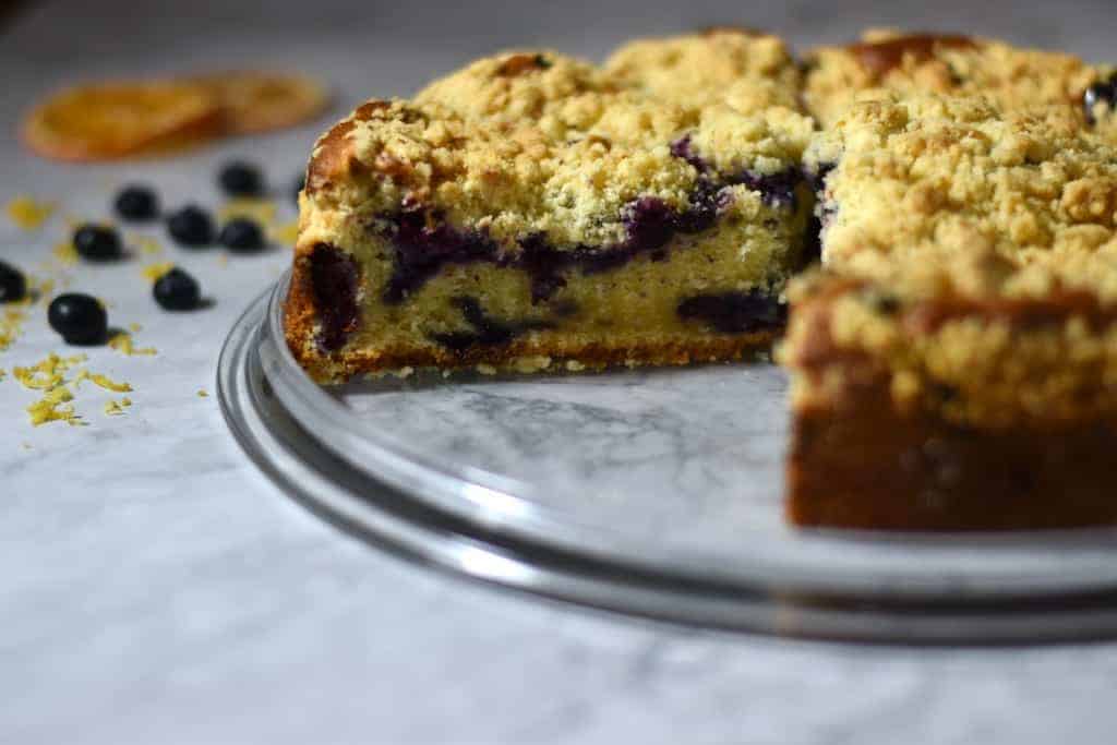 blueberry crumble cake recipe