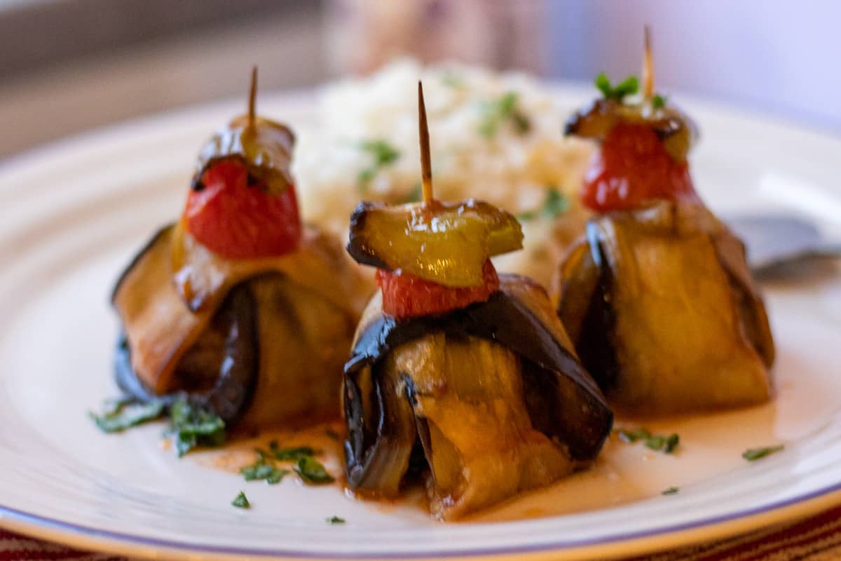 islim kebabi served with pilau rice 