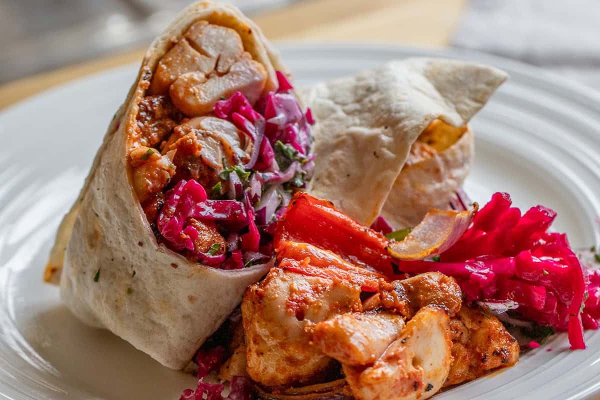 chicken Shish Kebab wrap