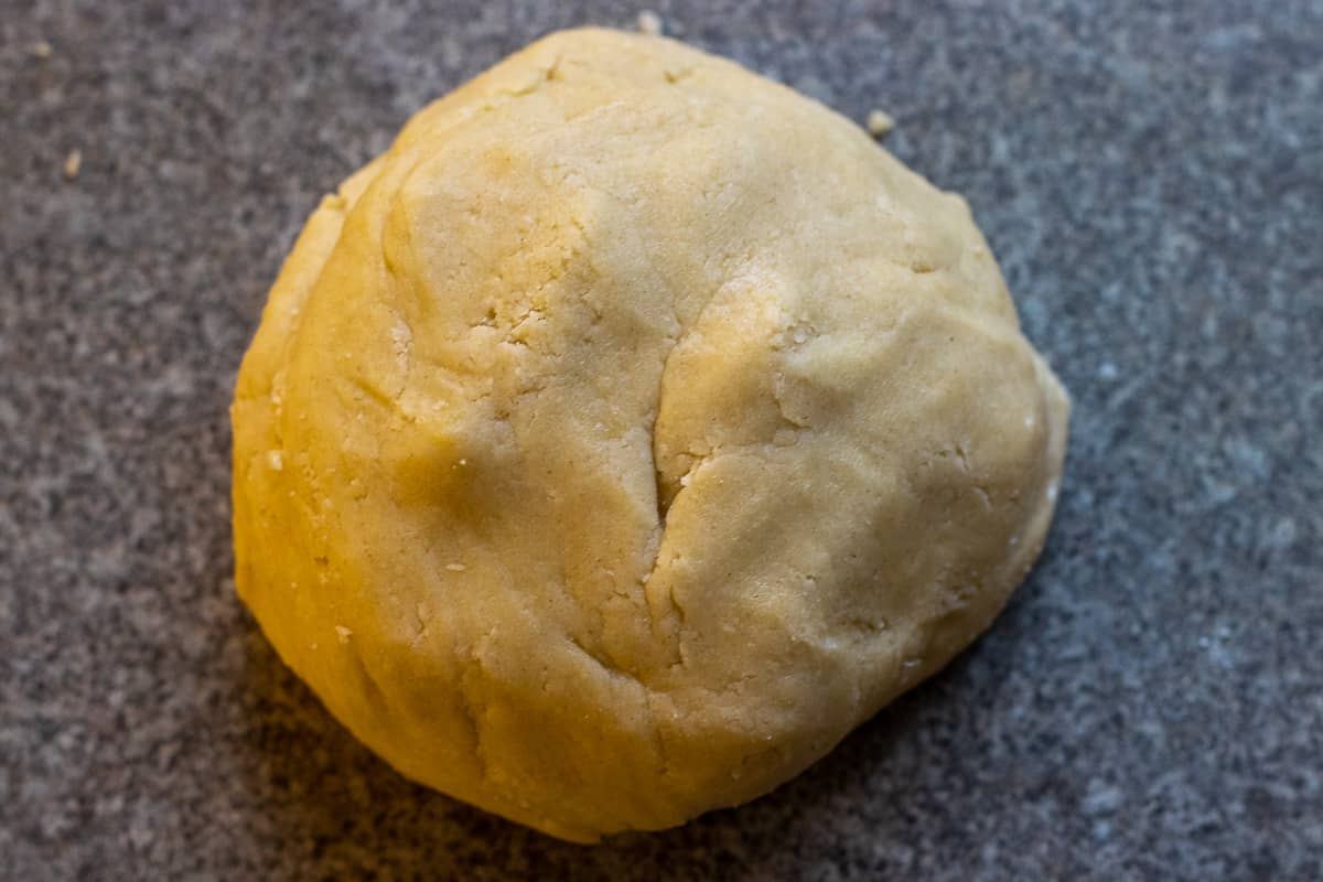 pate a sucre is formed for making Tart aux Fraises - French Strawberry Custard Tart