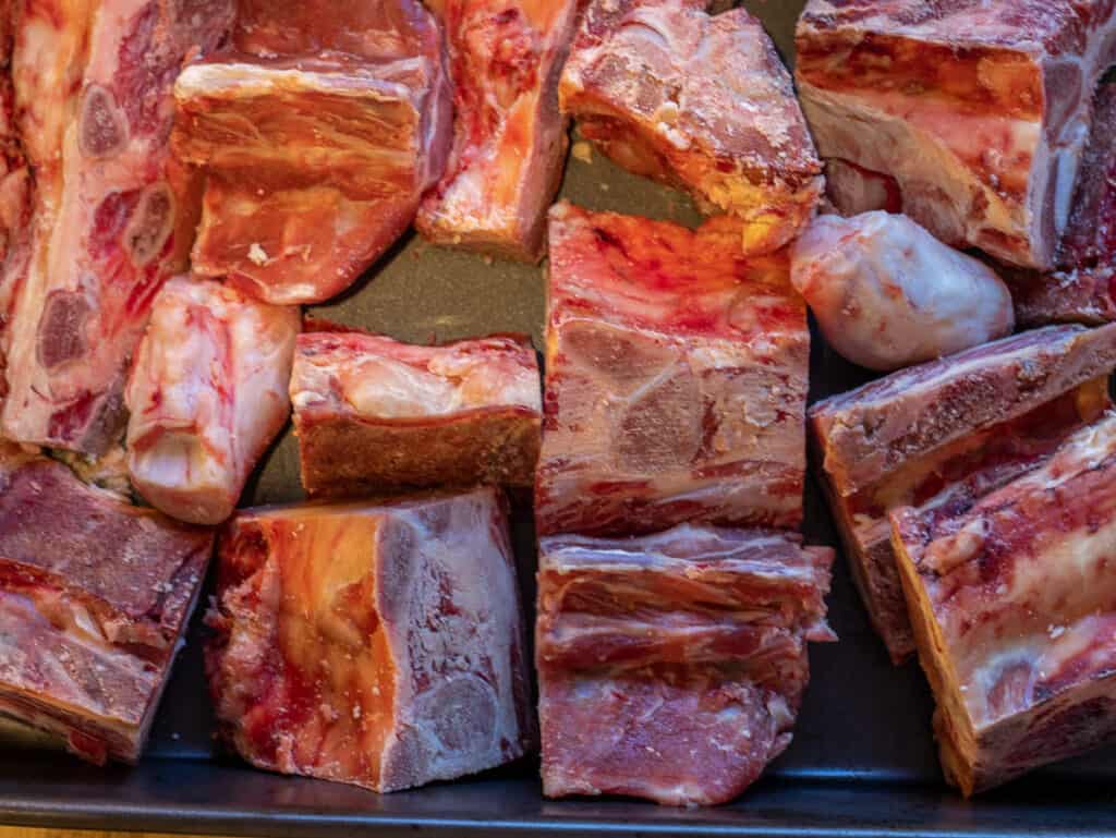 bones for homemade beef stock