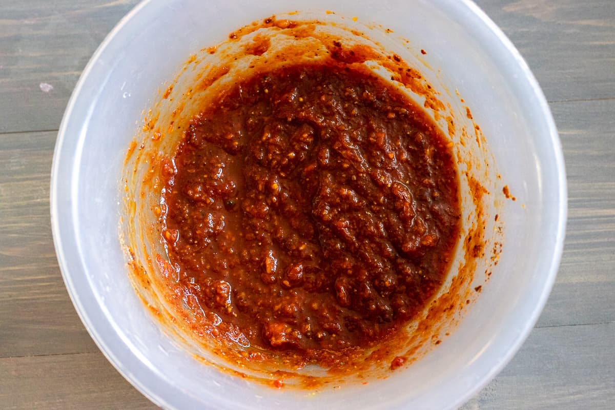 Asian marinade for the chicken wings