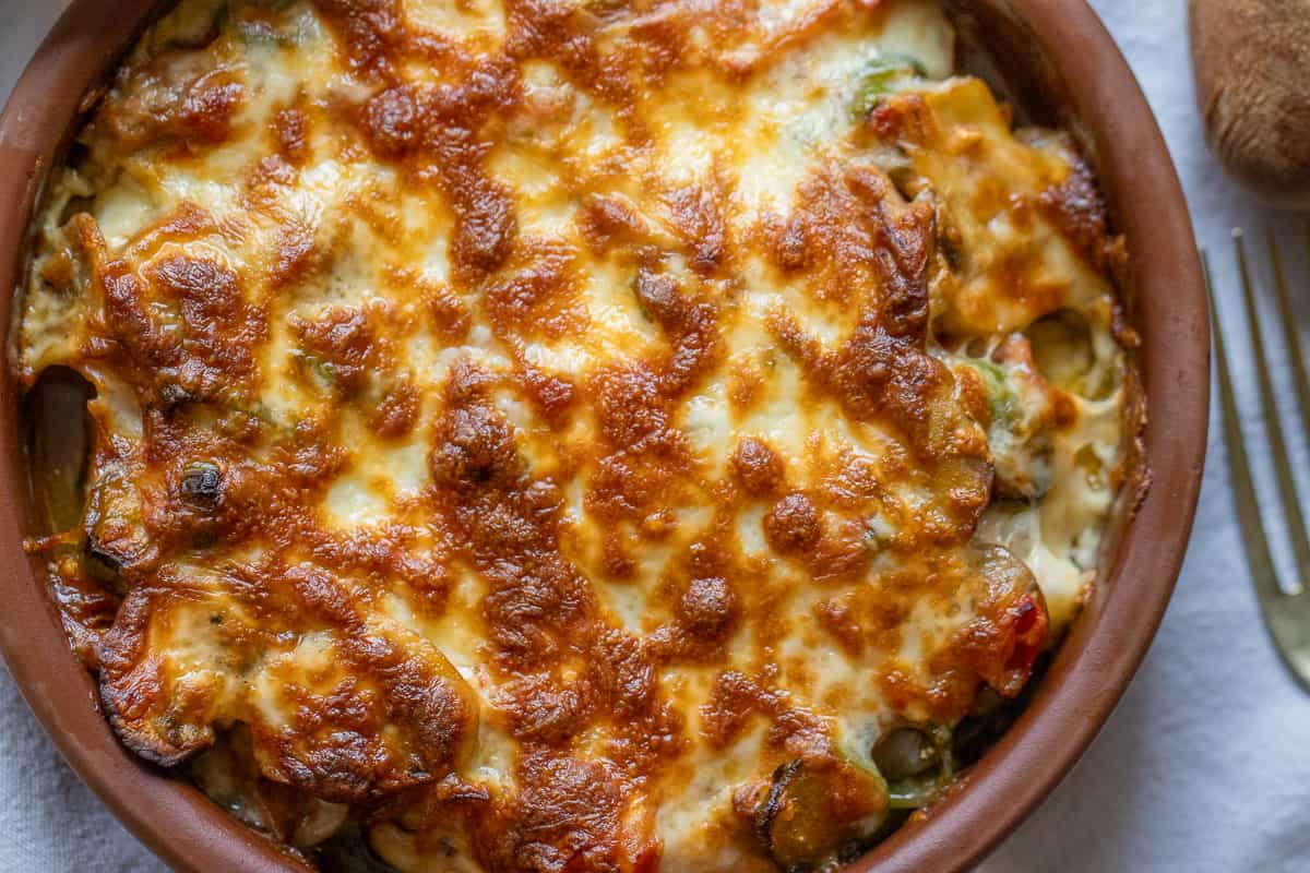 baked prawns freshly out of oven