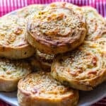 Turkish pastries made with cheesy potato filling wrapped in yufka pastry