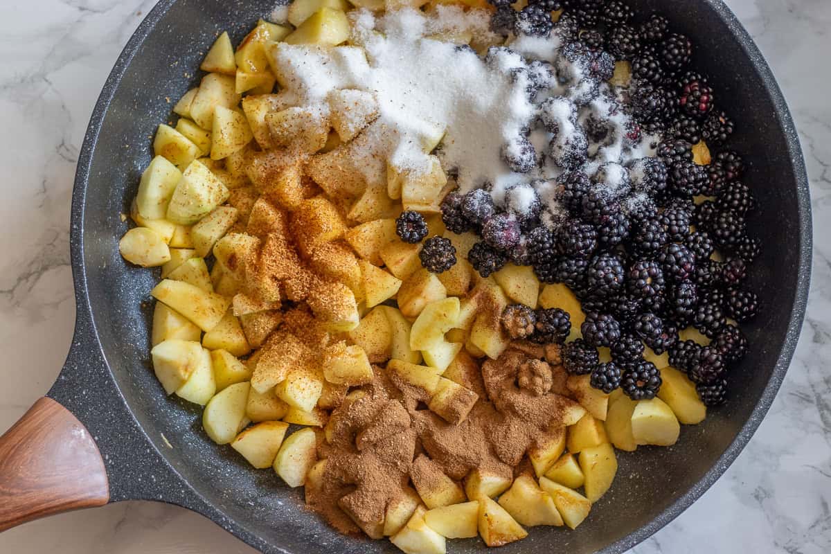 cooking apple filling for pie