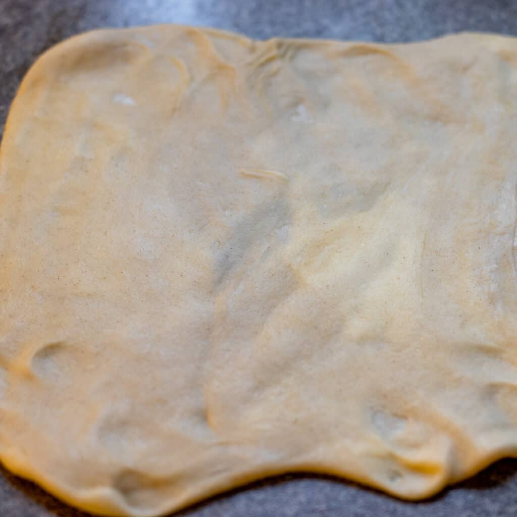 roll the parcels into a 20 cm square shape