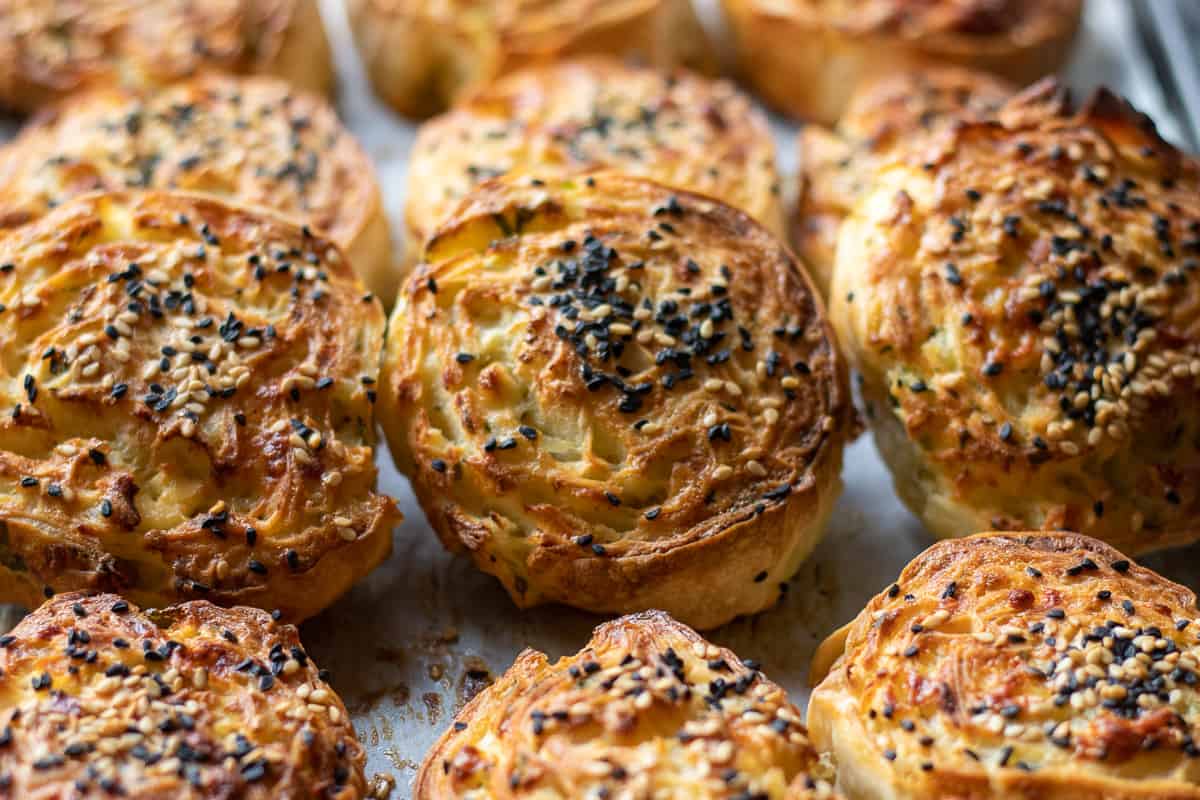 3 pieces of potato borek