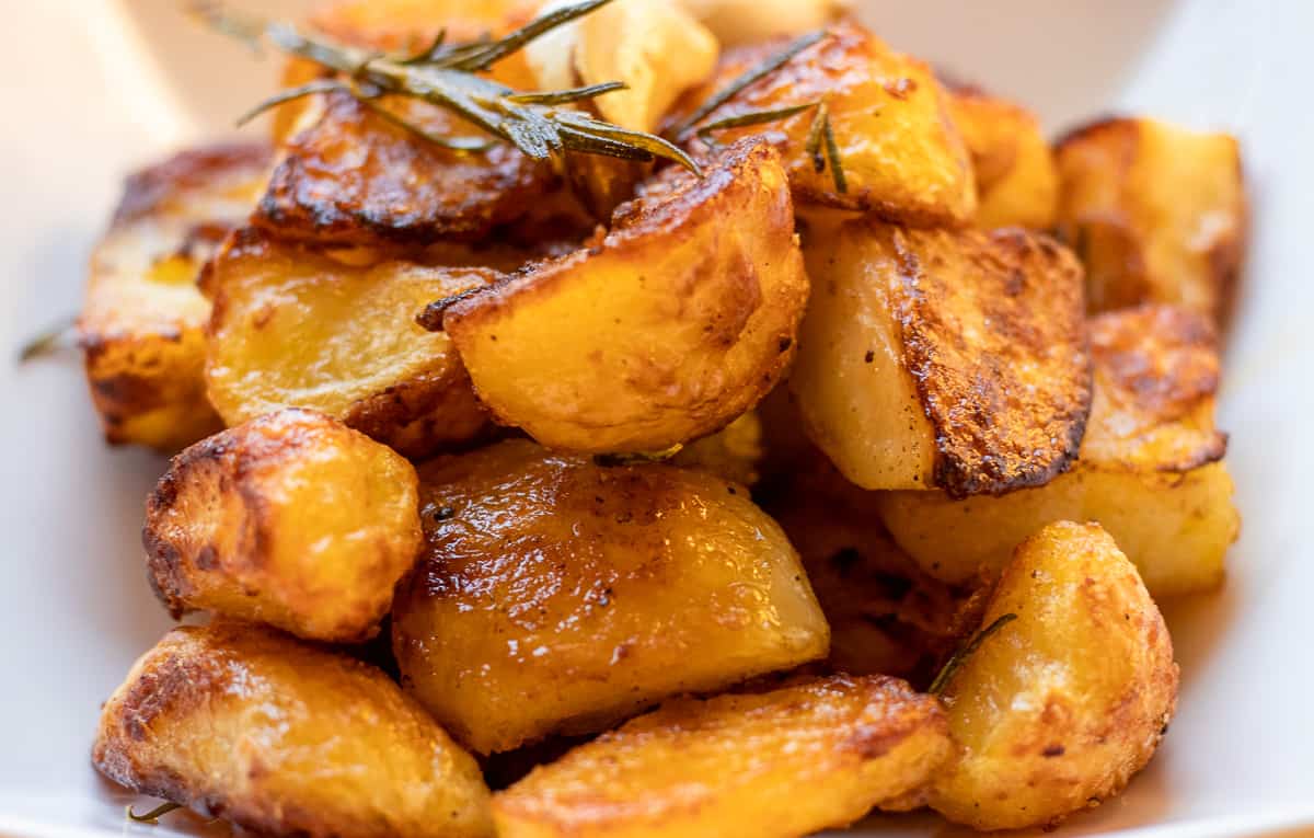 potatoes roasted in duck fat