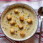 Cauliflower and celeriac soup