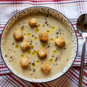 Cauliflower and celeriac soup