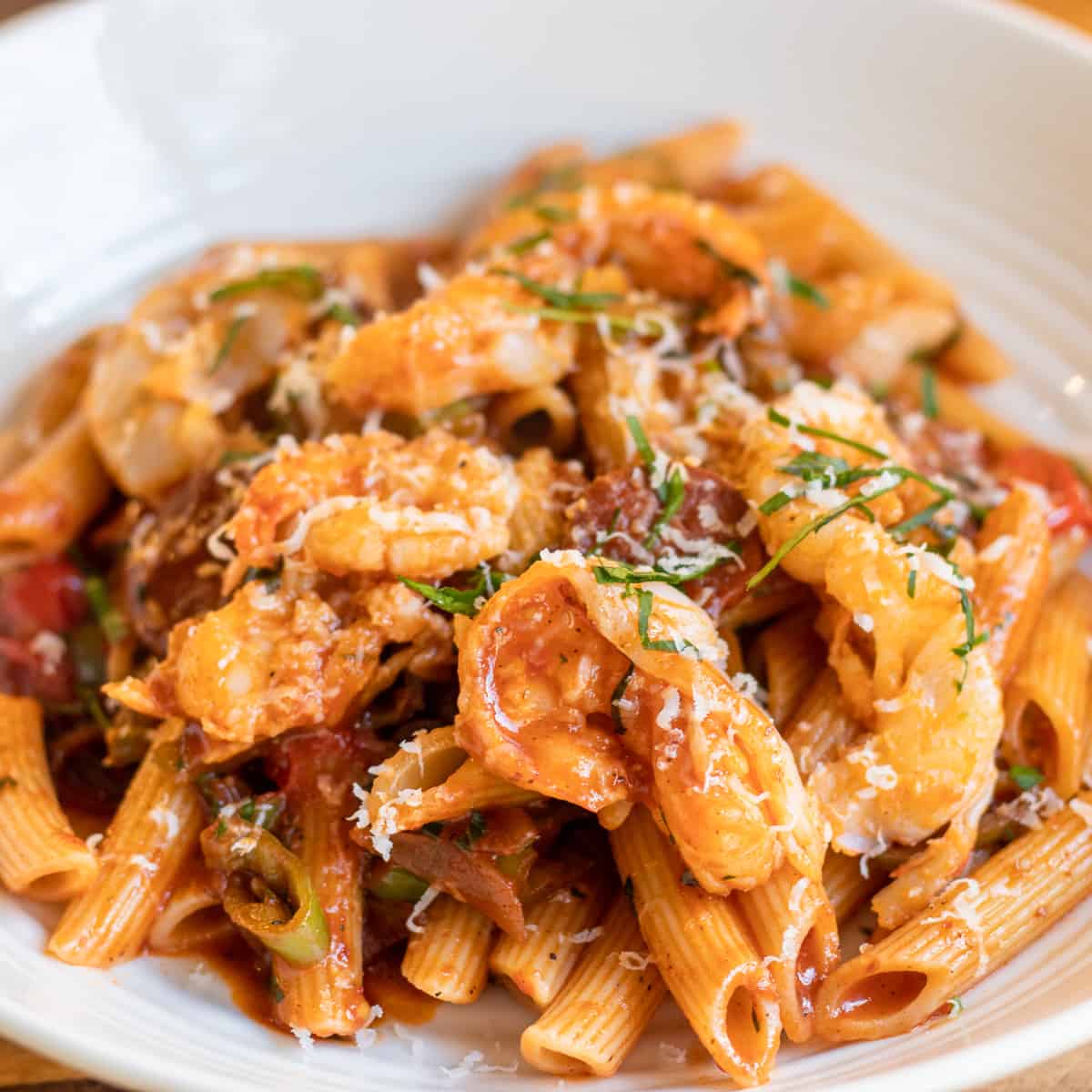 prawns and chorizo pasta