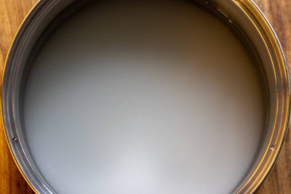 put sugar and water in a pan