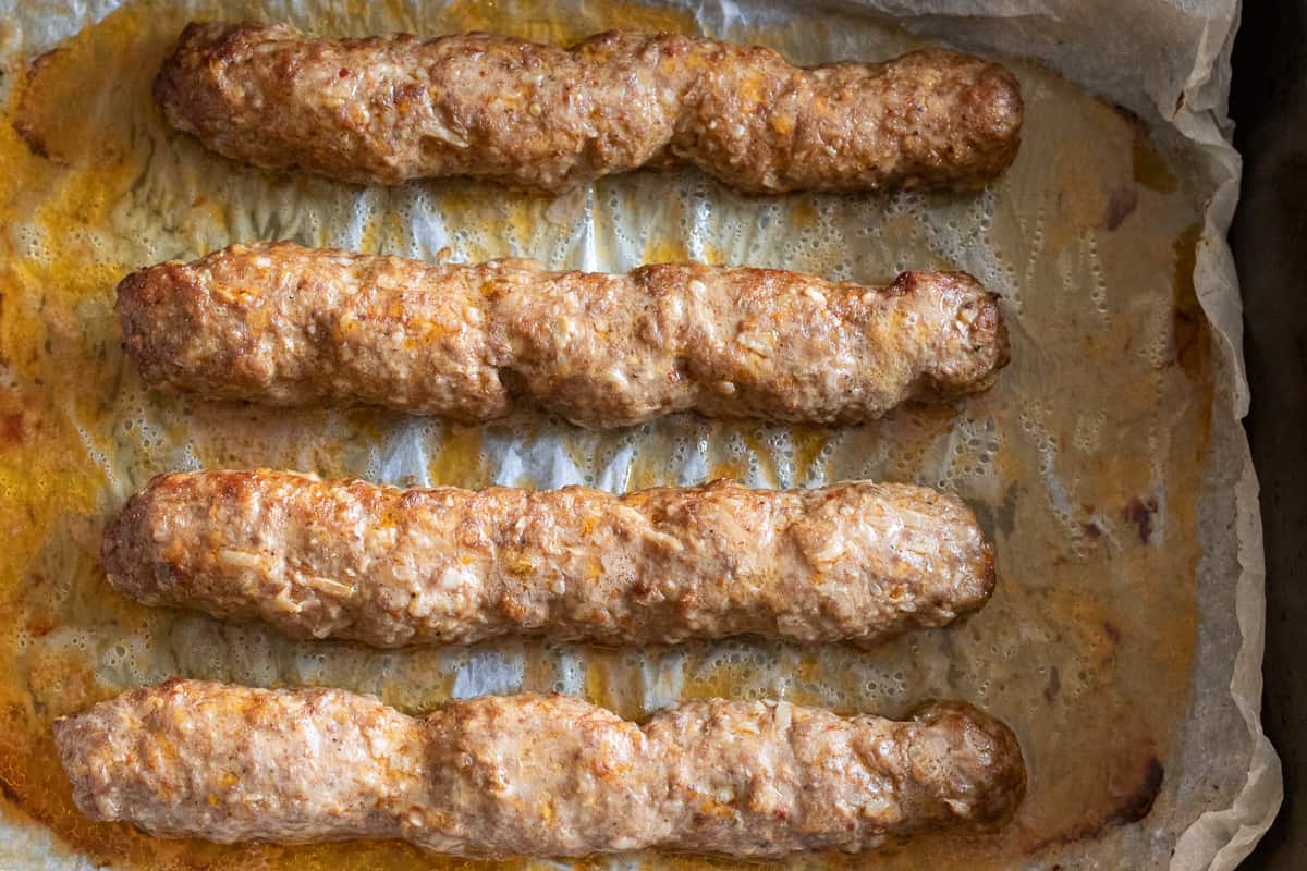 koftas are cooked for 12 minutes