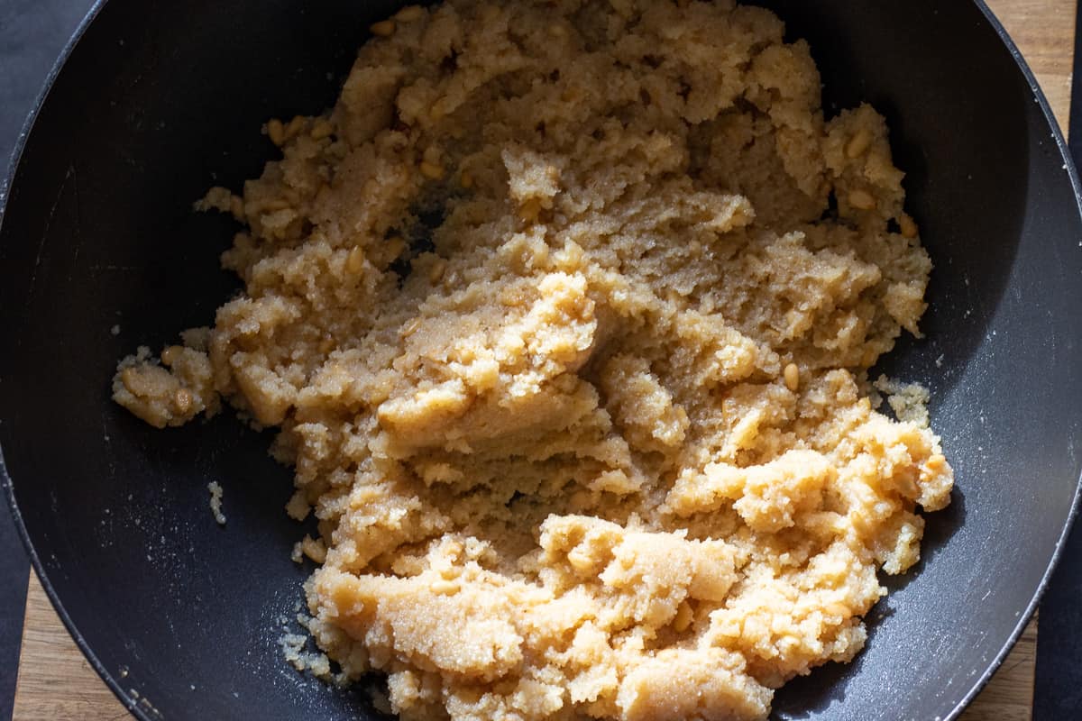 Helva is resting before shaping into quenelles