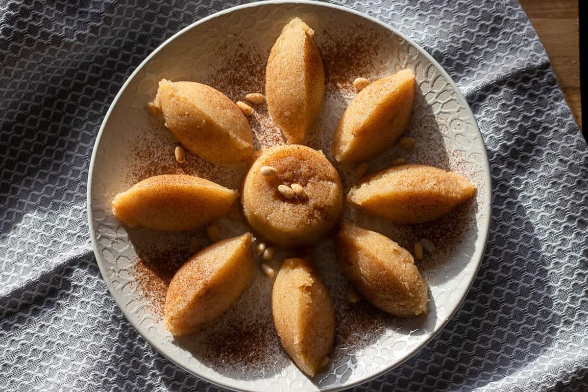 shape them with a spoon or a small fold