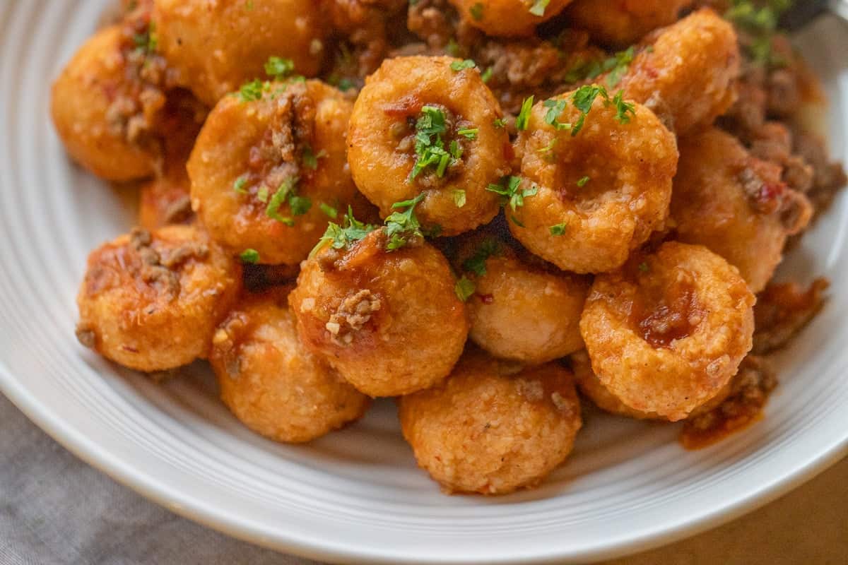 Fellah Köfte made with ground beef