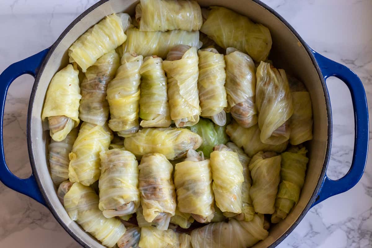 repeat until you run out of cabbage leaves