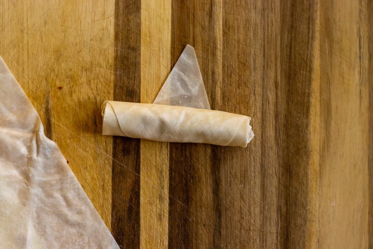 the tips are wetted with water