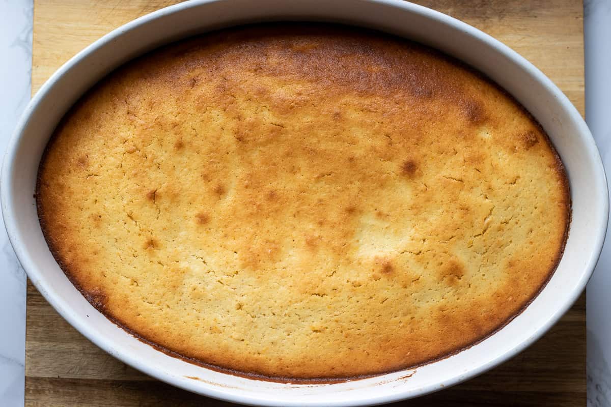 revani cake is baked for 25 minutes