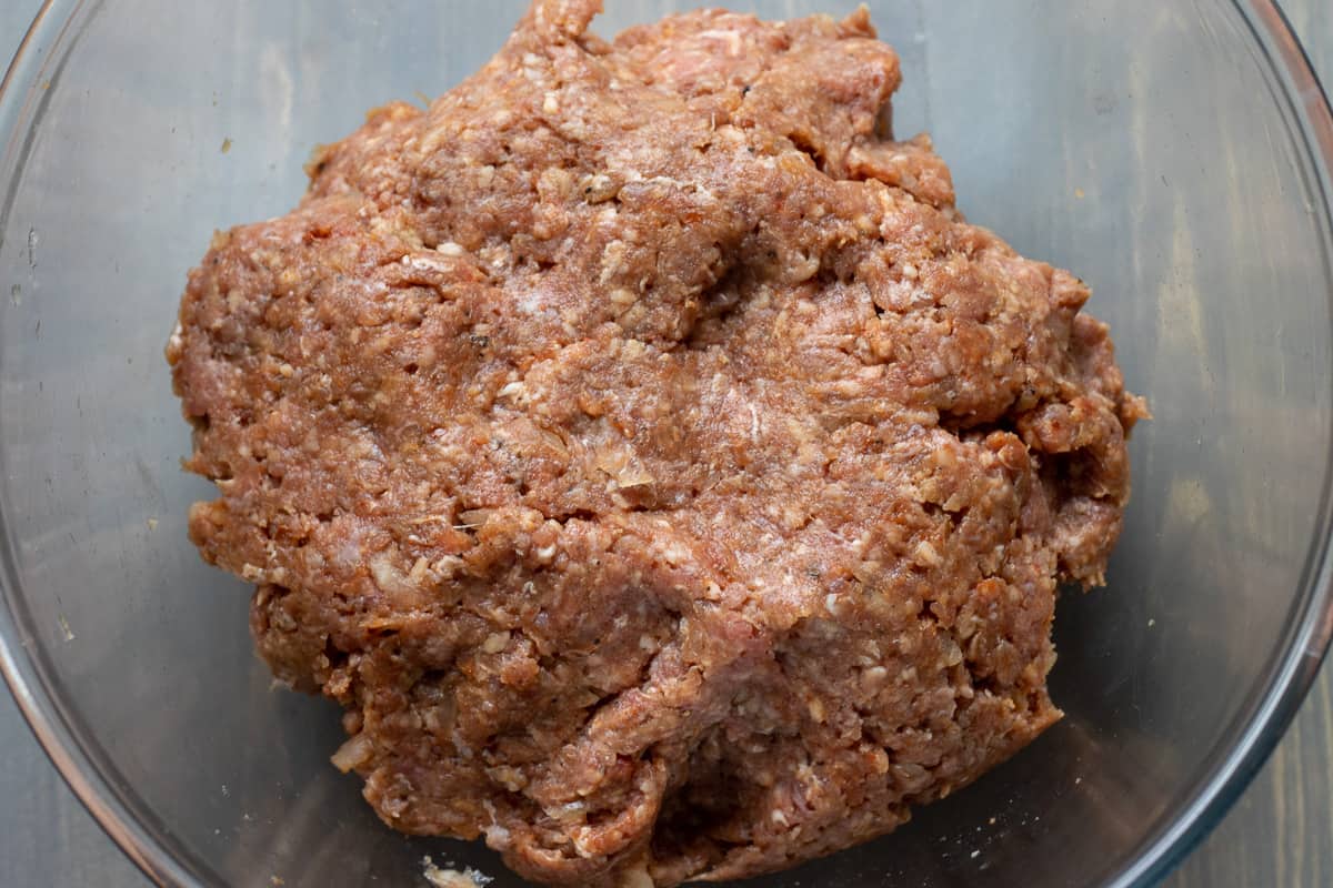 all mixed well until nicely combined to form kofta mixture