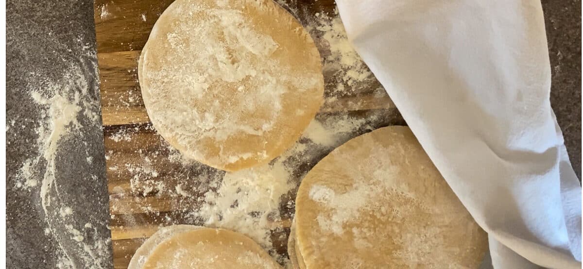 group the dough balls into 3,3, and 4