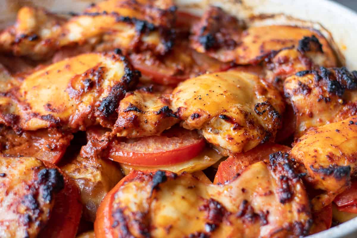 oven roasted chicken thigh fillets