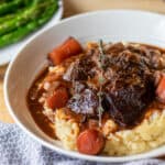 braised ox cheeks