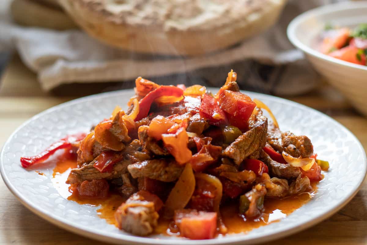 stir fried beef and vegetables