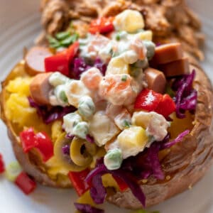 kumpir - turkish baked potatoes