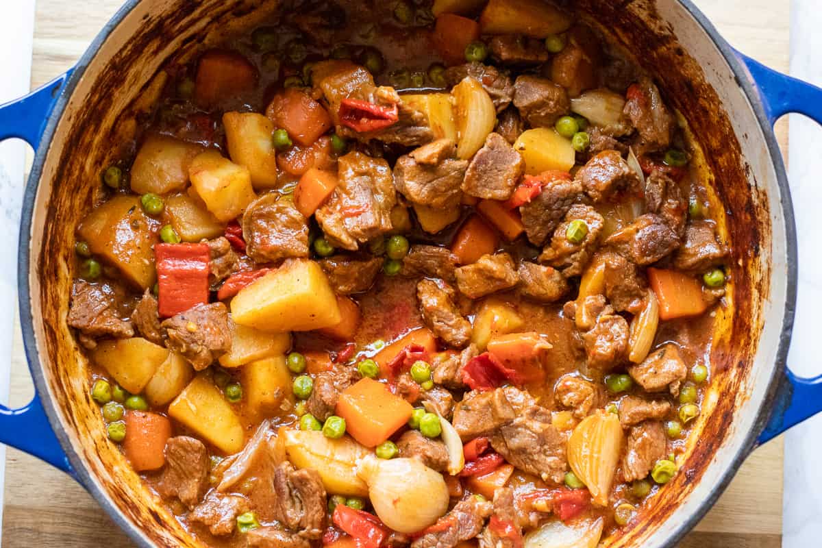 orman kebabi is cooked until the meat is tender