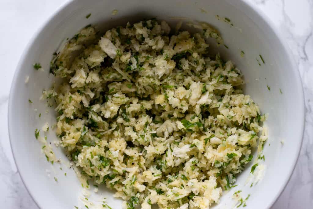 add the olive oil and mix well