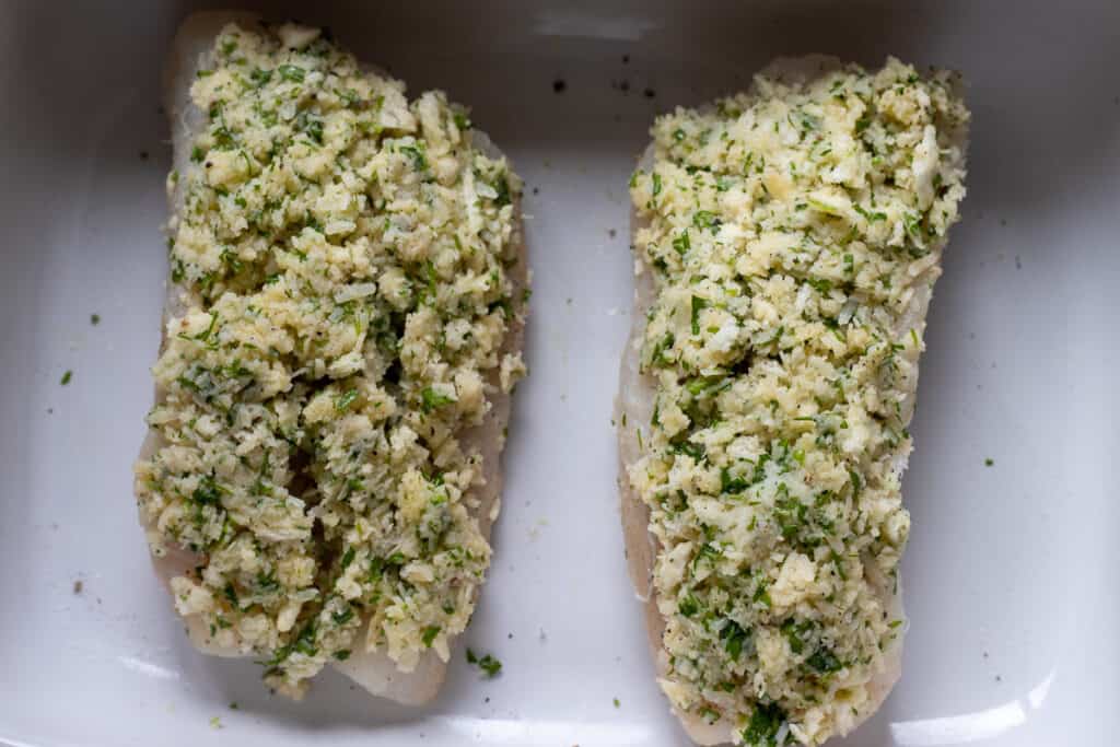 spread the filling on fillets