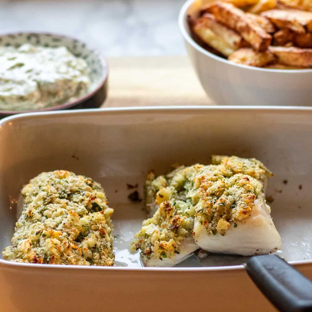 panko crusted baked cod