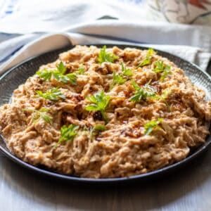 Circassian chicken served as a meze