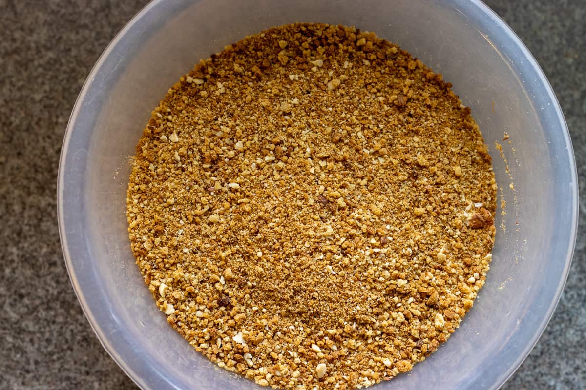 pastry scraps blitzed into crumbs