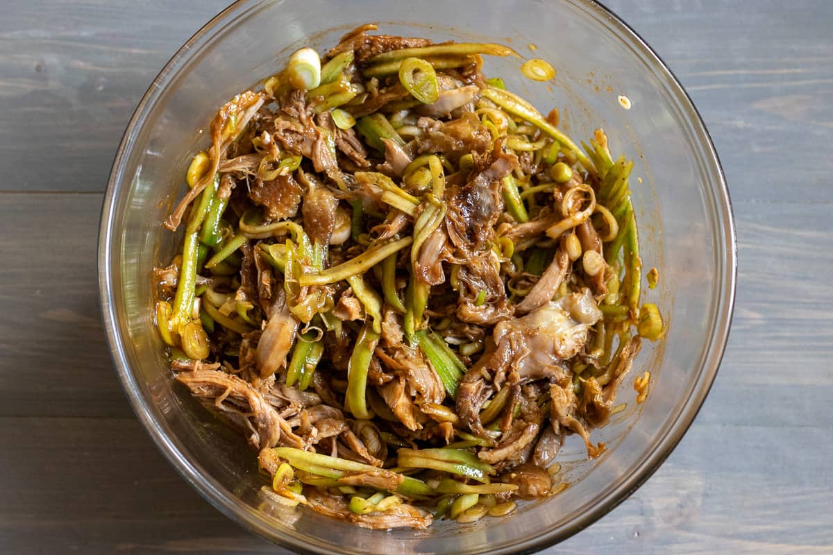 duck filling for spring rolls