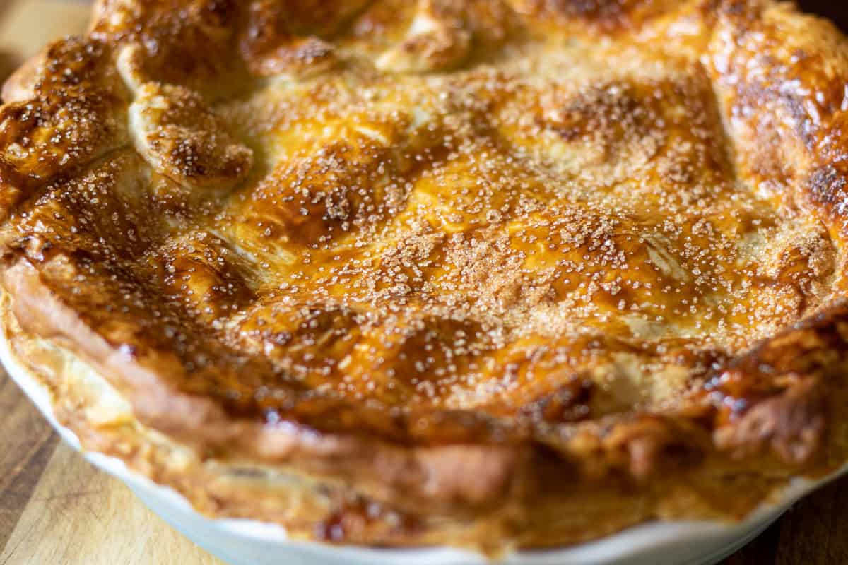 crisp and flaky puff pastry crust