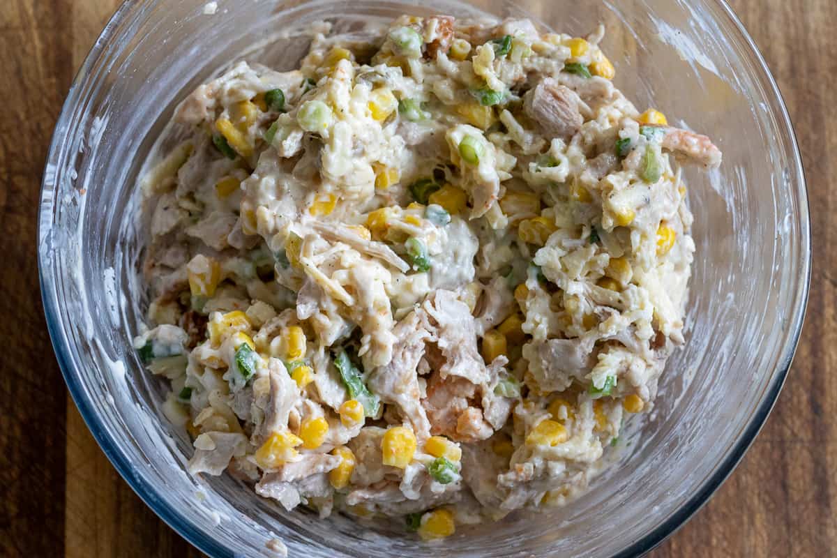 chicken filling for creamy chicken enchiladas