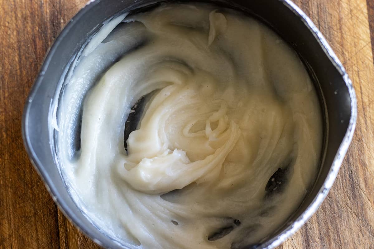 tangzhong is made by mixing flour and water over medium heat