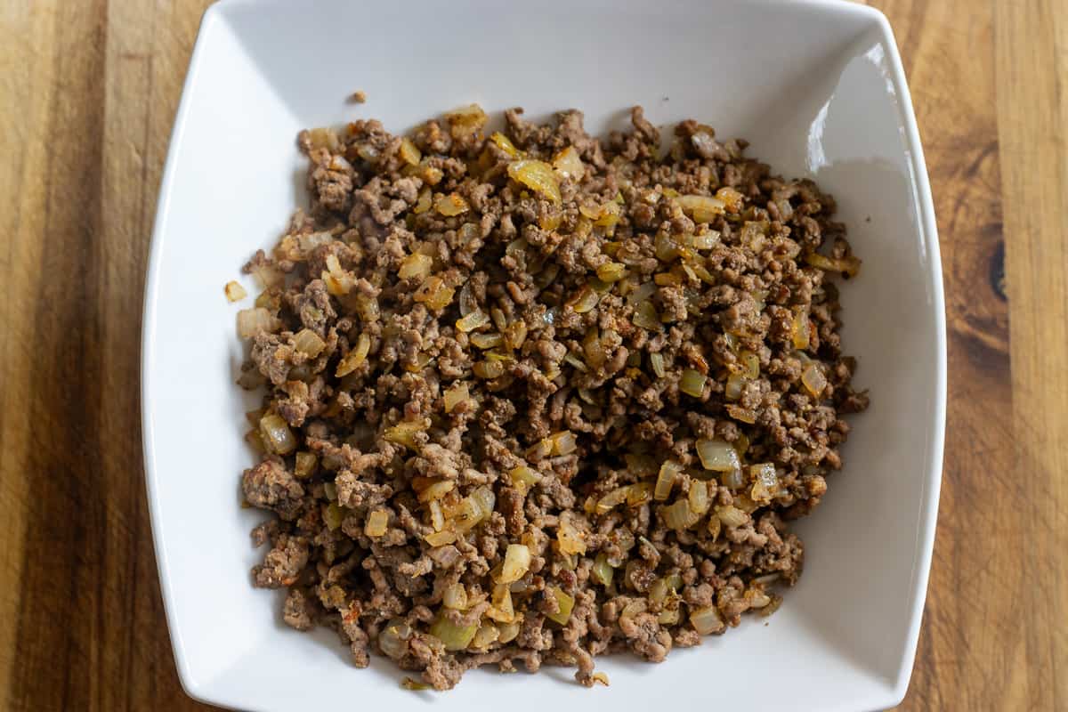 beef filling for the wet burritos