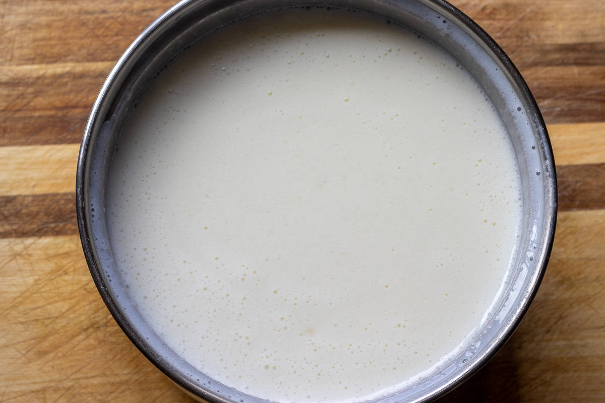 salep is thickened and ready to serve