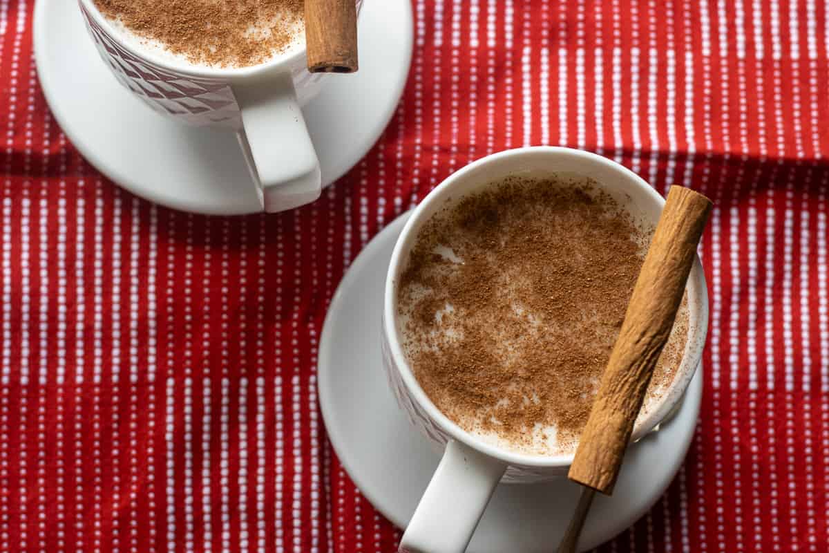 2 cups of salep - turkish hot milk drink