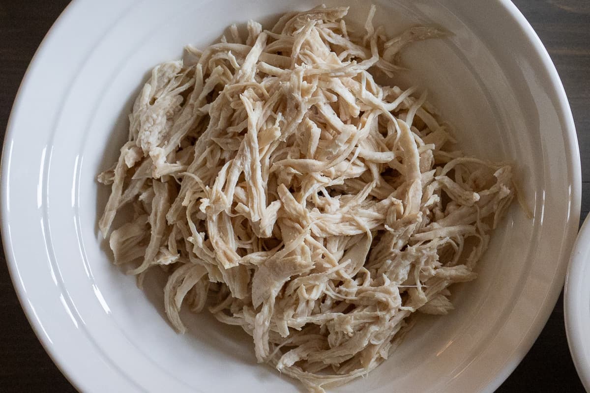 shredded chicken breast