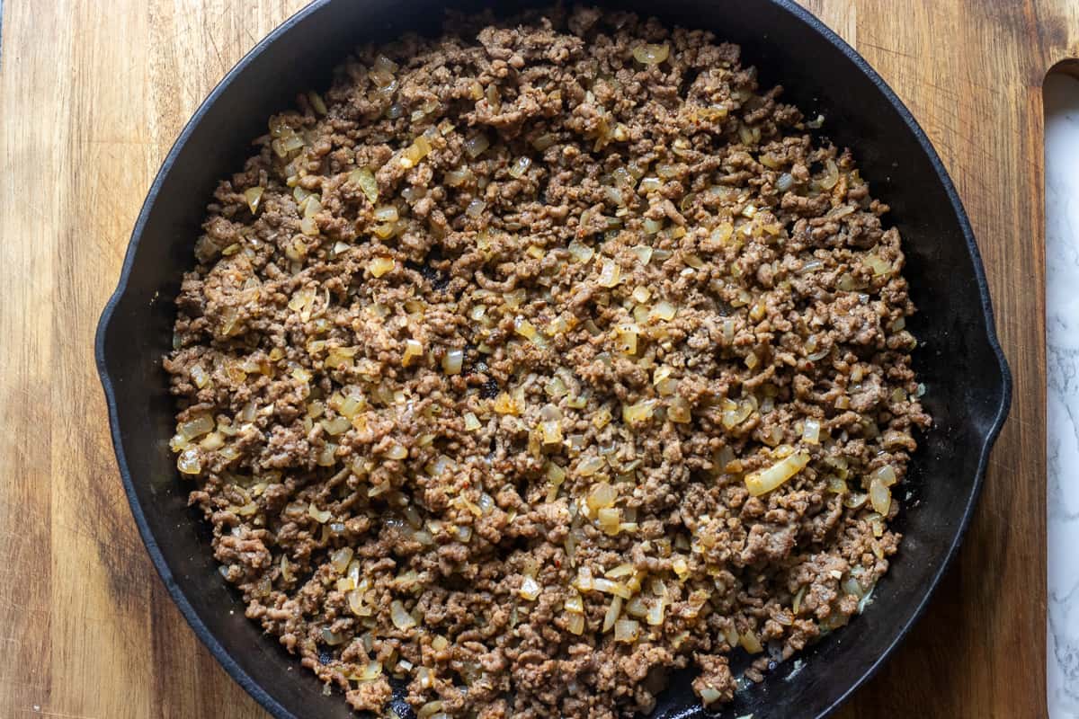 beef filling for Mexican burritos