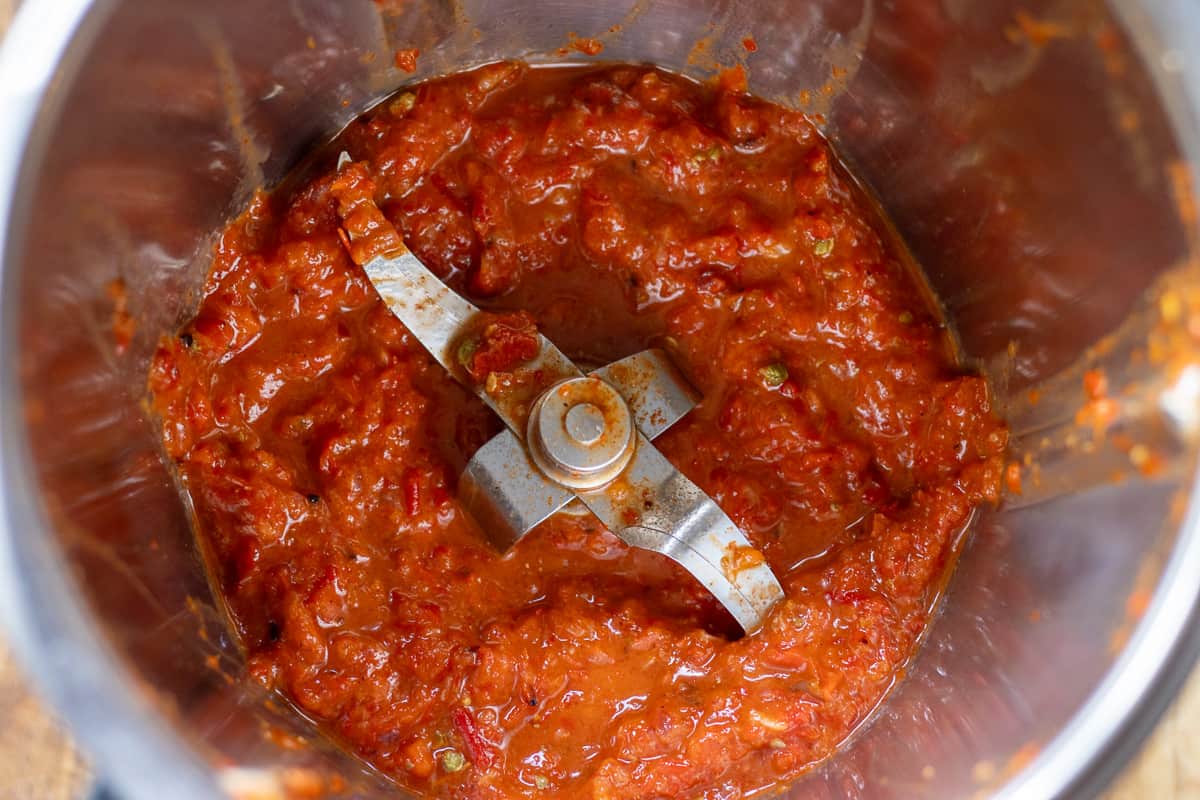 peri peri sauce in blender
