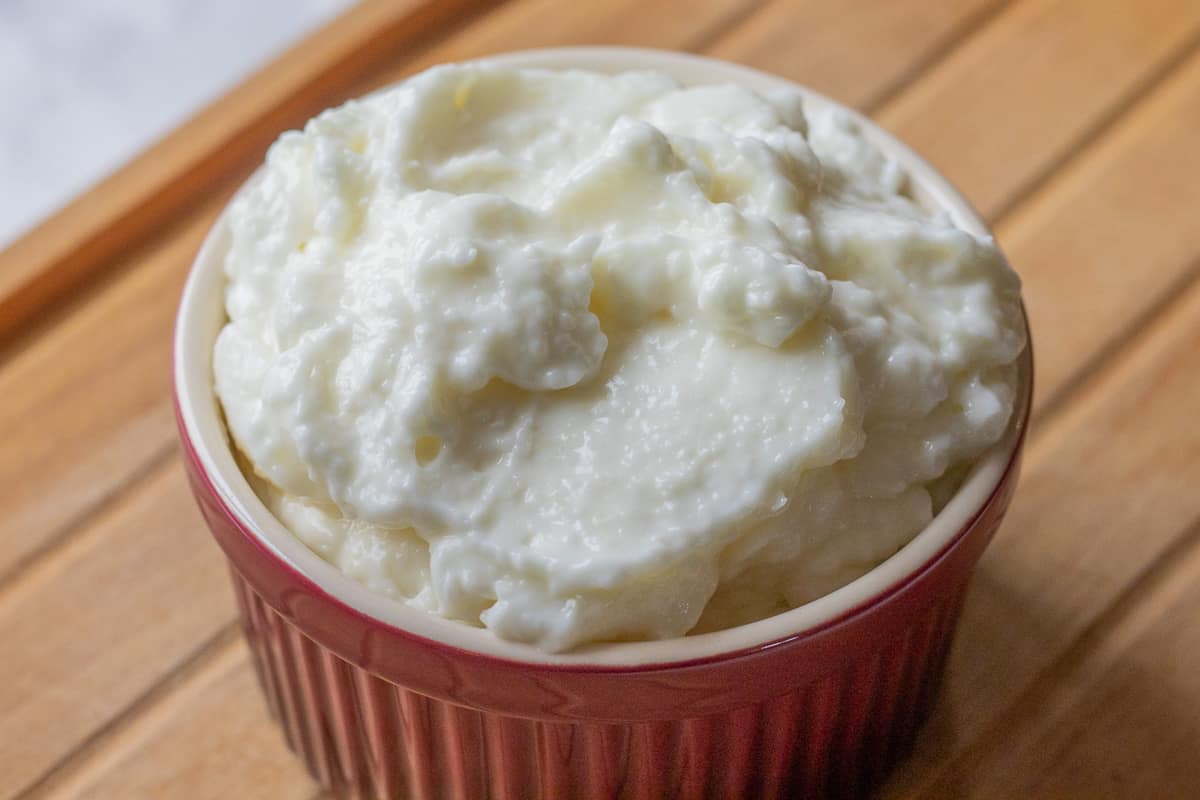 toum sauce in a bowl