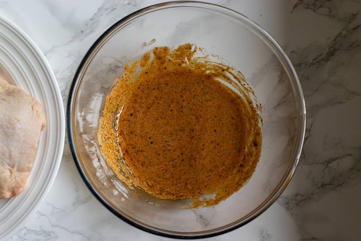 marinade for the bbq chicken thighs