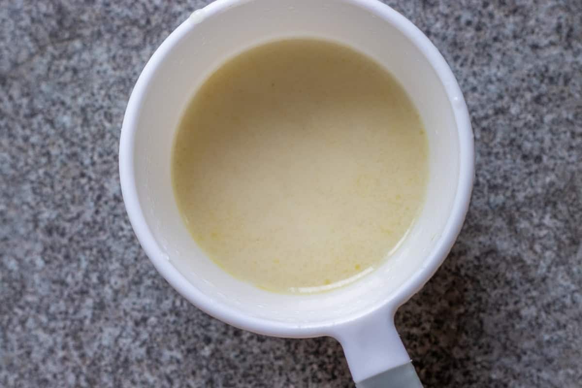 the glaze for Barbari bread