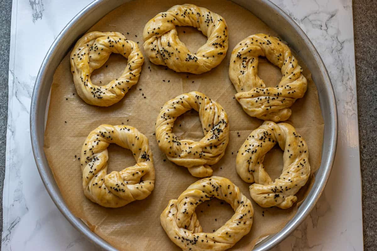 acma bread rings after second rise