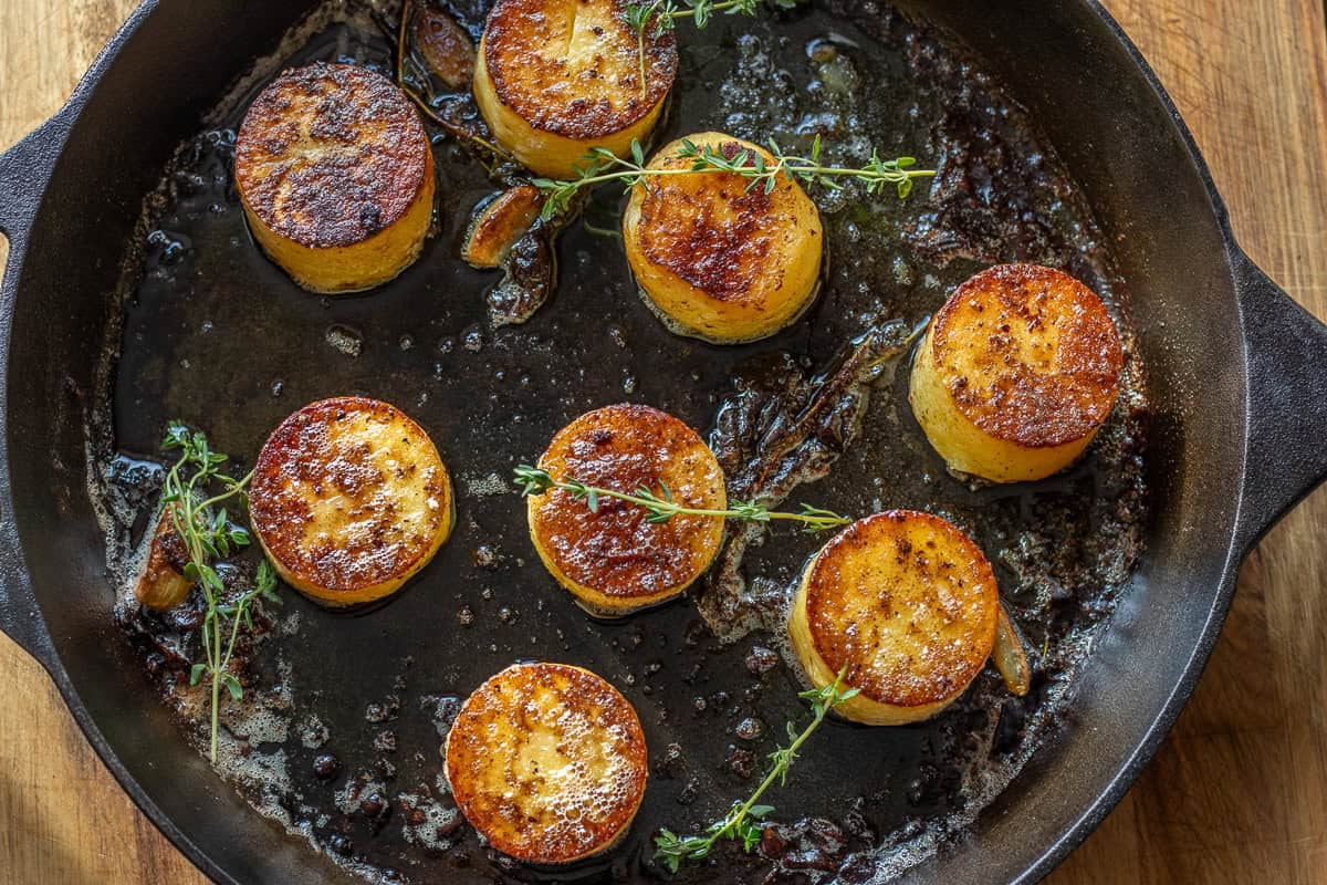 8 pieces of buttery fondant potatoes